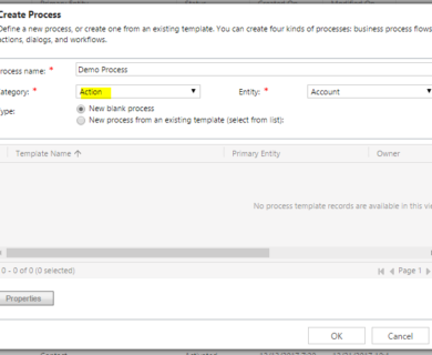 Create Process Dynamics CRM